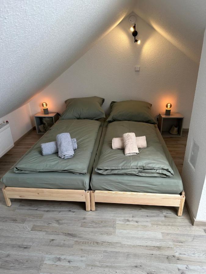 Gemuetliche Neurenovierte Dachgeschosswohnung Erfurt Exterior photo